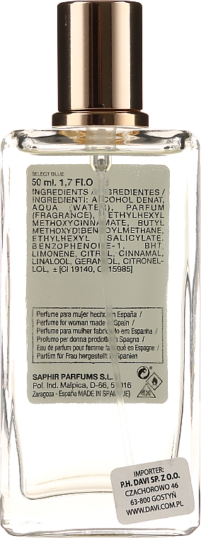 Saphir Parfums Select Blue - Парфумована вода — фото N2