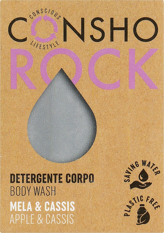 Мыло для тела "Яблоко и черная смородина" - Bioearth Consho Rock Apple & Cassis — фото N1