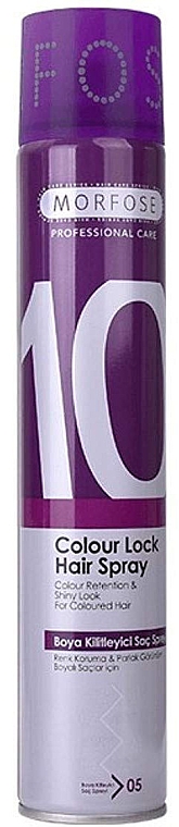 Лак для волос - Morfose 10 Colour Lock Hair Spray — фото N1