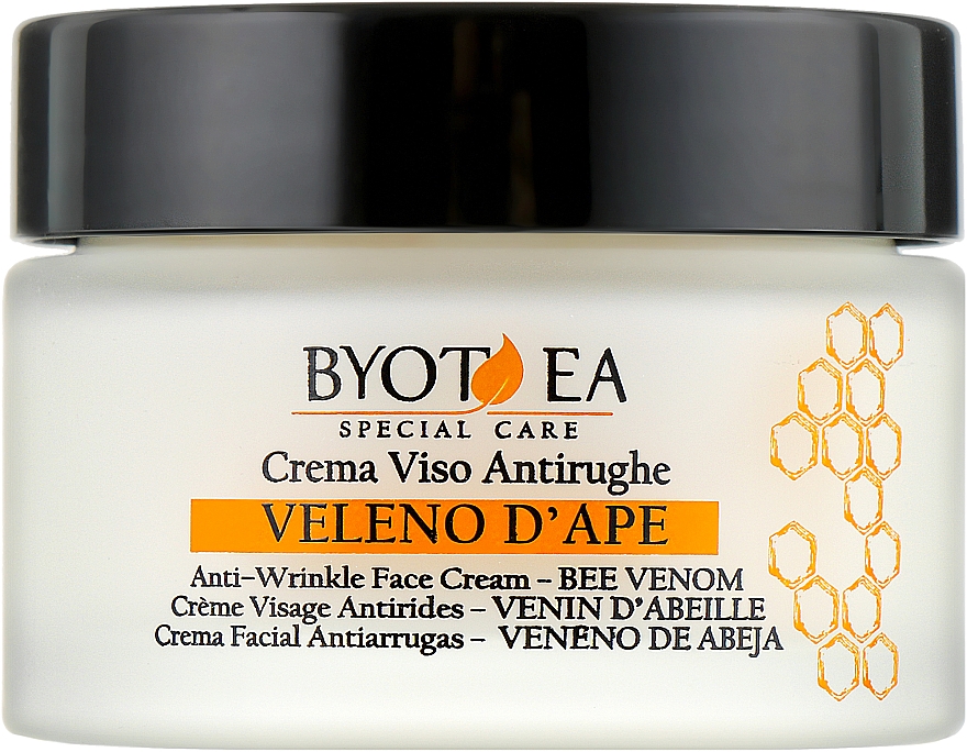 Крем від зморшок з бджолиною отрутою для обличчя - Byothea Anti-Wrinkle Face Cream With Bee Venom — фото N1