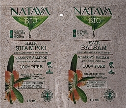 Парфумерія, косметика Набір пробників - Natava (shmp/15ml + balm/15ml)