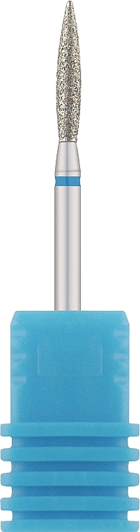 Фреза алмазна "Полум'я" 243 023LB, діаметр 2,3 мм, синя - Nail Drill — фото N1