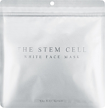 Осветляющая маска для лица со стволовыми клетками - Kor Japan The Stem Cell White Face Mask — фото N1