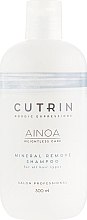 Шампунь для деминерализации волос - Cutrin Ainoa Mineral Remove Shampoo — фото N1