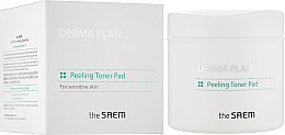 Тонізувальні пілінг-диски - The Saem Derma Plan Peeling Toner Pad — фото N1