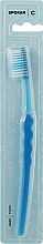 Зубна щітка "С", жорстка, синя - Spokar C — фото N1