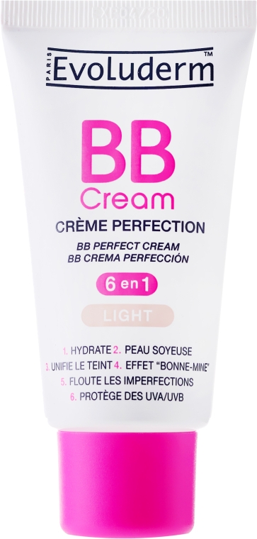 ВВ-крем для обличчя  - Evoluderm BB Cream Perfection 6In1 — фото N2