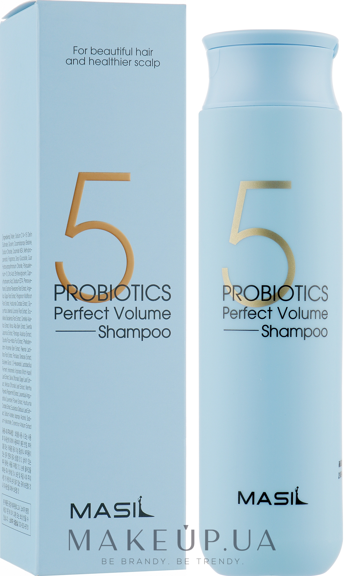 Шампунь з пробіотиками для ідеального об'єму волосся - Masil 5 Probiotics Perfect Volume Shampoo — фото 300ml