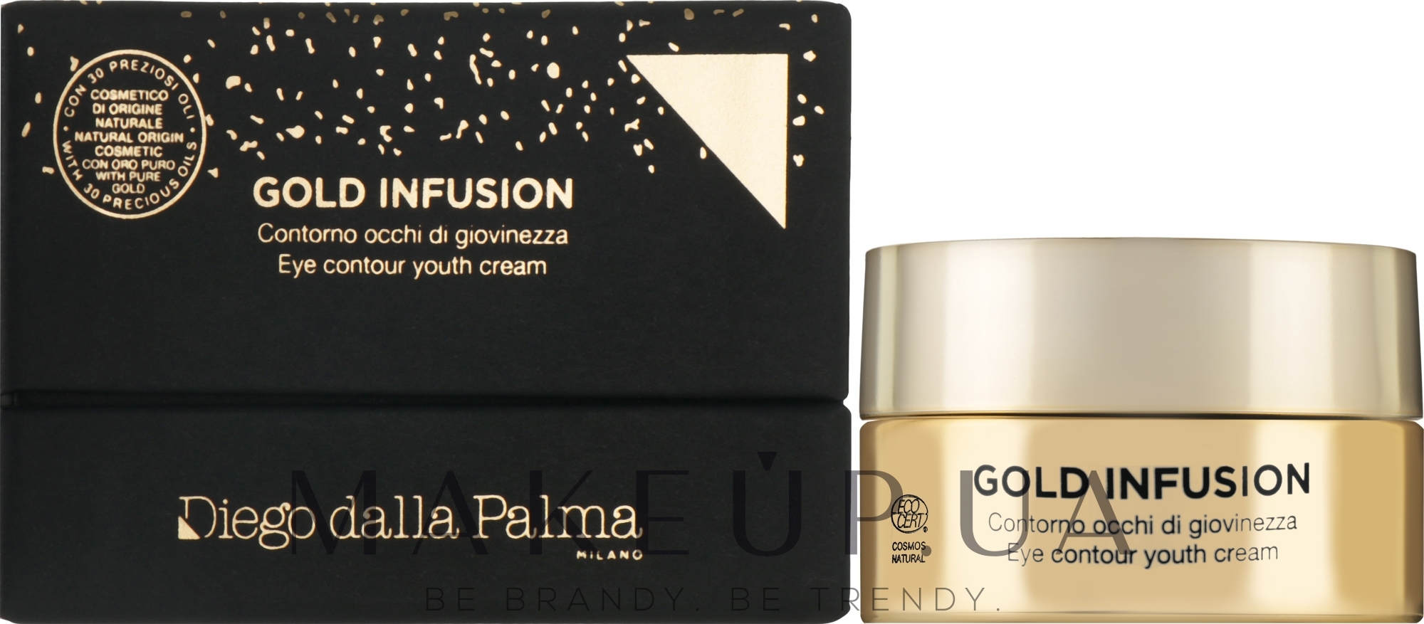 Крем для шкіри навколо очей "Рідке золото" - Diego Dalla Palma Gold Infusion Cream — фото 15ml