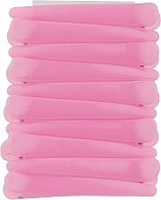 Зажимы для волос CS76C, пластиковые, розовые - Cosmo Shop — фото N1