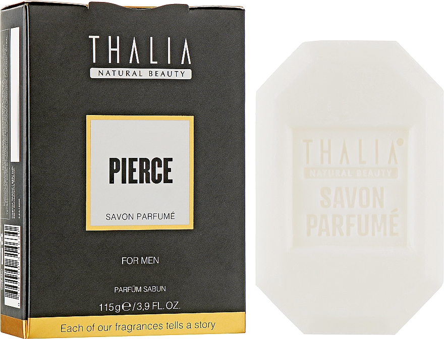 Мыло парфюмированное для мужчин - Thalia Pierce Soap — фото N1