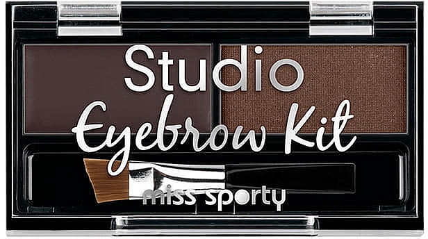 Набор теней для бровей - Miss Sporty Studio Eyebrow Kit — фото N1