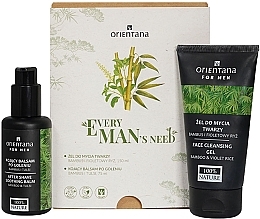 Духи, Парфюмерия, косметика Набор - Orientana Every Man's Need (ash/balm/75ml + f/gel/150ml)