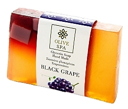 Глицериновое мыло "Black Grape" - Olive Spa Hand Made Glycerin Soap — фото N1