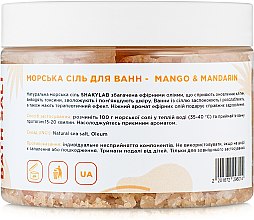 Соль морская для ванн "Mango & Mandarin" - SHAKYLAB Natural Bath Salt — фото N4