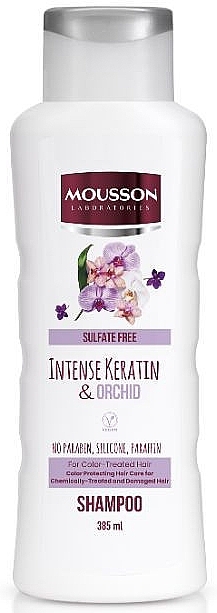 Шампунь для волос "Intense Keratin & Orchid" - Mousson Shampoo — фото N1