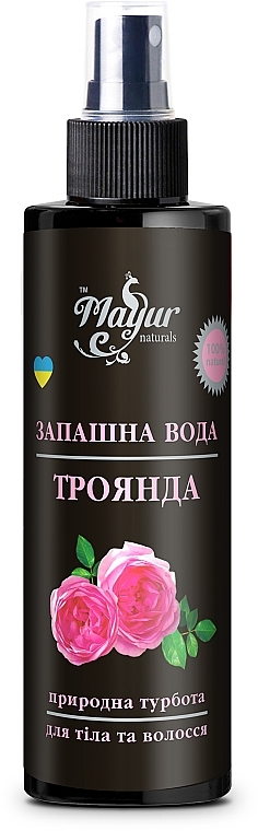 Душистая вода натуральная "Розовая" - Mayur — фото N3