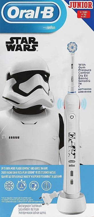 Электрическая зубная щетка "Звездные войны" - Oral-B Braun DB3010 Star Wars — фото N1