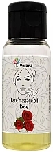 Масажна олія для обличчя "Троянда" - Verana Face Massage Oil Rose — фото N1
