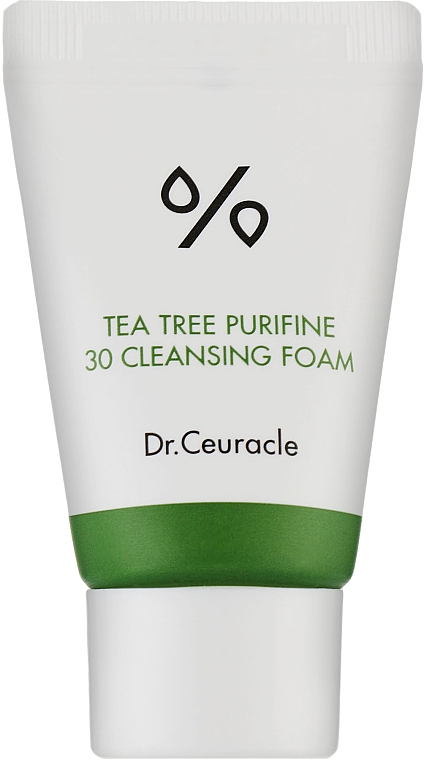 Гель-пенка для умывания с экстрактом чайного дерева - Dr.Ceuracle Tea Tree Purifine 30 Cleansing Foam (пробник) — фото N1