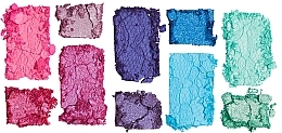 Палитра теней для век - Makeup Revolution Reloaded Dimension Eyeshadow Palette Vivid Passion — фото N4