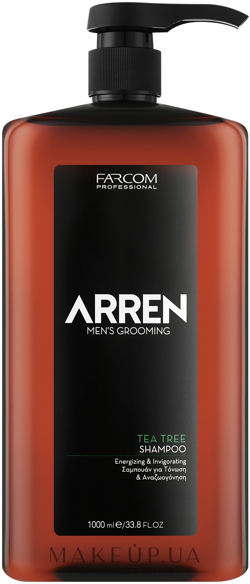 Шампунь для мужчин - Arren Men's Grooming Tea Tree Shampoo — фото 1000ml