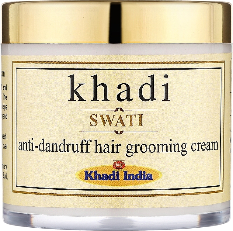 Натуральна крем-маска проти лупи - Khadi Swati Anti-Dandruff Hair Grooming Cream — фото N1