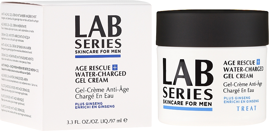 Зволожувальний гель-крем проти зморшок - Lab Series Age Rescue + Water-Charged Gel Cream