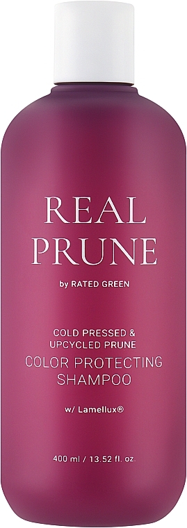 Шампунь для захисту кольору фарбованого волосся з екстрактом сливи - Rated Green Real Prune Color Protecting Shampoo — фото N1