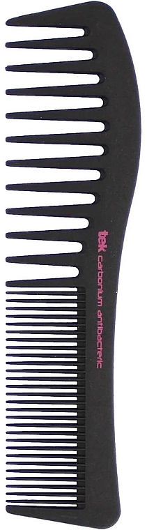 Антибактериальный карбоновый гребень для волос - Tek — фото N1