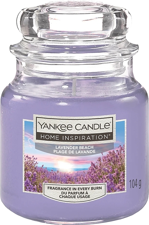 Ароматическая свеча в банке - Yankee Candle Home Inspiration Lavender Beach — фото N1