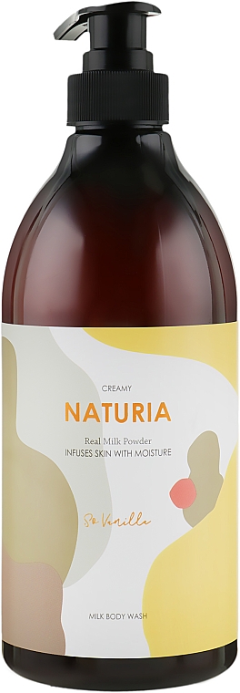 Гель для душу "Ваніль" - Naturia Creamy Milk Body Wash So Vanilla