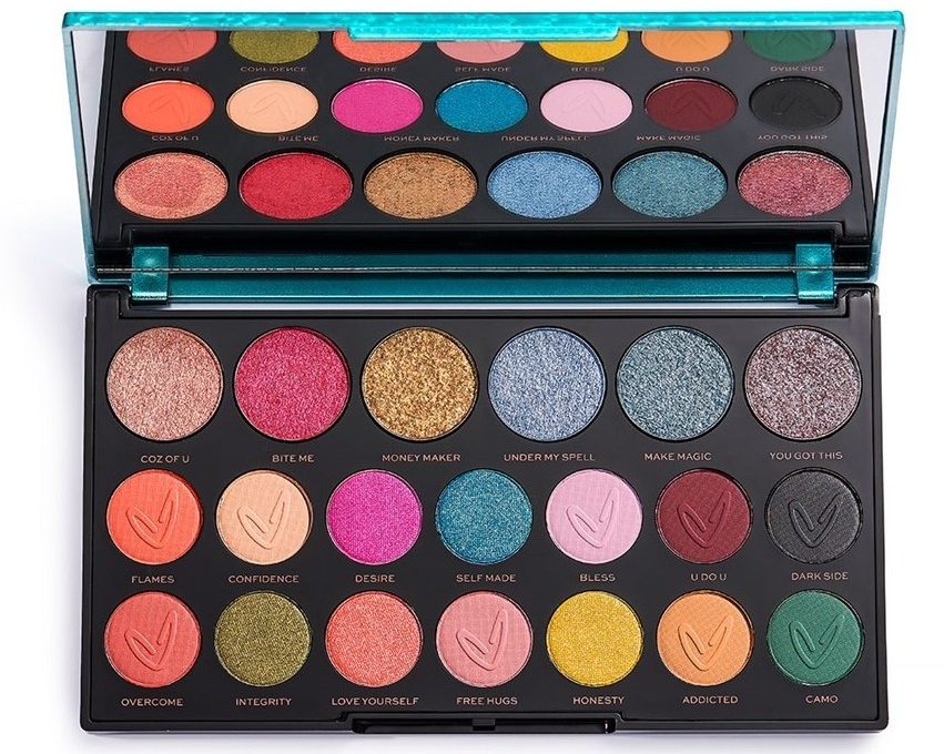 Палетка тіней для повік - Makeup Revolution X Carmi Make Magic Eyeshadow Palette — фото N2