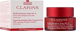 Крем для обличчя - Clarins Multi-Intensive Jour SPF 15 Super Restorative Day Cream — фото N2