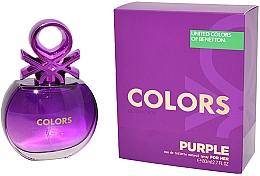 Benetton Colors Purple - Туалетная вода — фото N3