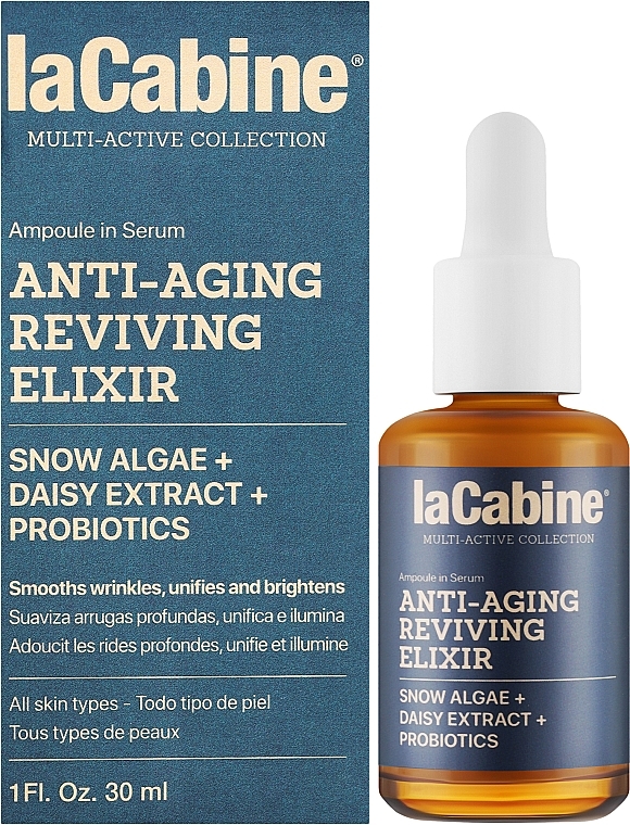Висококонцентрована антивікова сироватка для обличчя - La Cabine Anti Aging Reviving Elixir Serum — фото N2