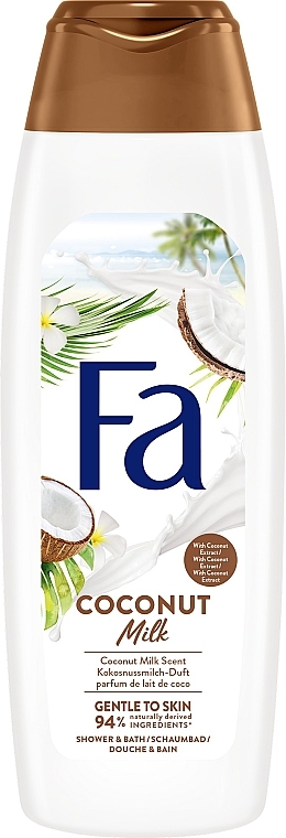 Крем-гель для душу "Coconut Milk", з ароматом кокосового молока - Fa — фото N3