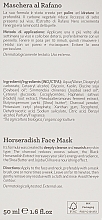 Очищающая маска для лица с черной редькой - Bema Cosmetici Naturys Purifying Horseradish Farm Mask — фото N3