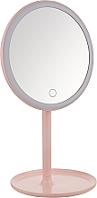 Духи, Парфюмерия, косметика Зеркало для макияжа, розовое - Xiaomi Doco Daylight Mirror HZJ001 USB Pink