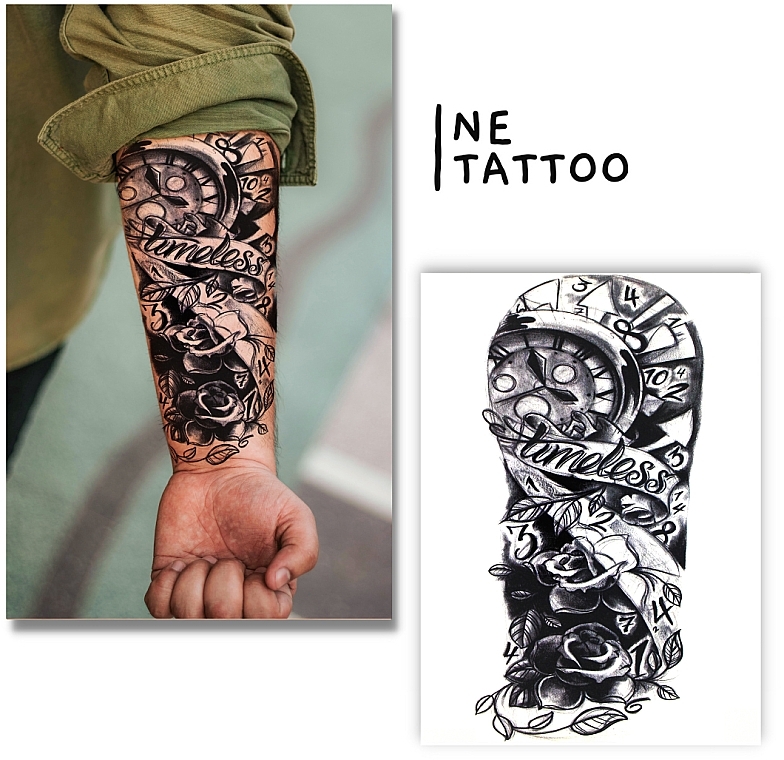 Тимчасове тату "Timeless" - Ne Tattoo — фото N1