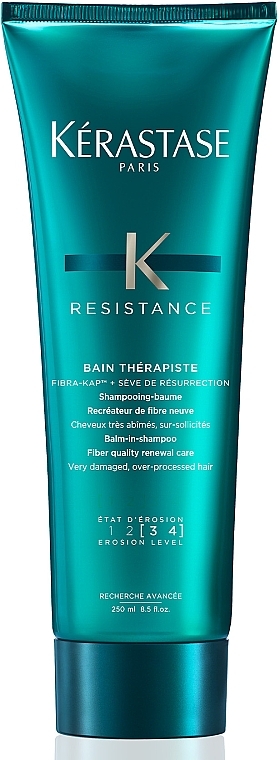 Восстанавливающий шампунь-бальзам для очень поврежденных волос - Kerastase Resistance Therapist Bain