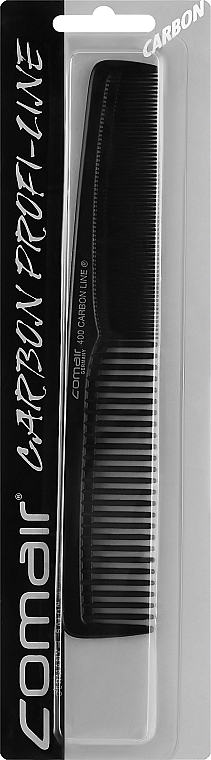 Гребень для стрижки волос, 18.5 см, черный - Comair Carbon Profi Line  — фото N1