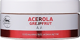 Парфумерія, косметика Освітлювальна маска для обличчя "Ацерола й грейпфрут" - Jadwiga Acerola And Grapefruit Face Mask