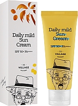 Сонцезахисний крем - Village 11 Factory Daily Mild Sun Cream SPF 50+ PA++++ — фото N2