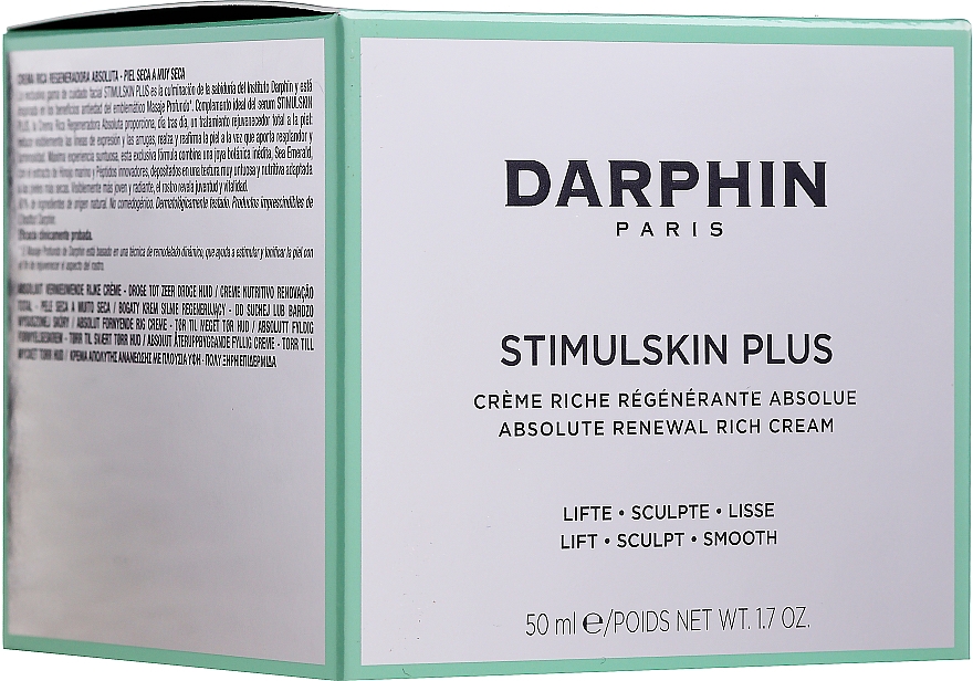 Антивіковий крем "Абсолютне перетворення" - Darphin Stimulskin Plus Absolute Renewal Rich Cream — фото N2