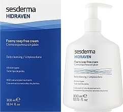 Пенящийся гель для умывания лица и тела - SesDerma Laboratories Hidraven Foamy Soapless Cream — фото N2