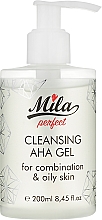 Духи, Парфюмерия, косметика AHA очищающий гель - Mila Perfect Cleansing AHA Gel