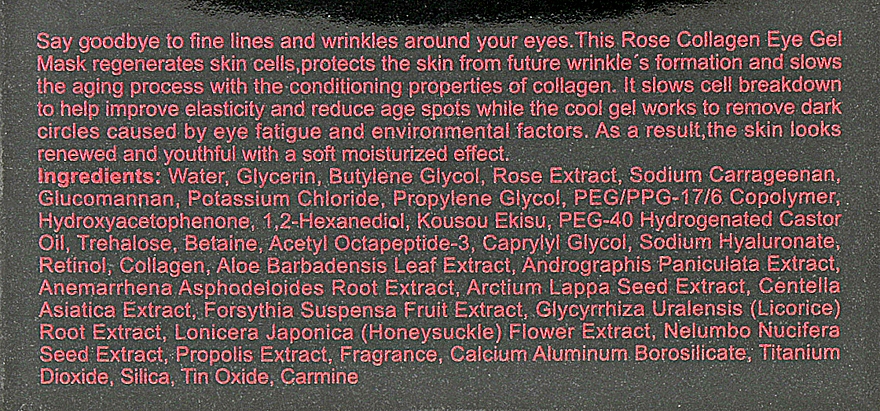 Гидрогелевые патчи от темных кругов, с экстрактом розы - Sersanlove Blueberry Collagen Eye Gel Mask  — фото N5