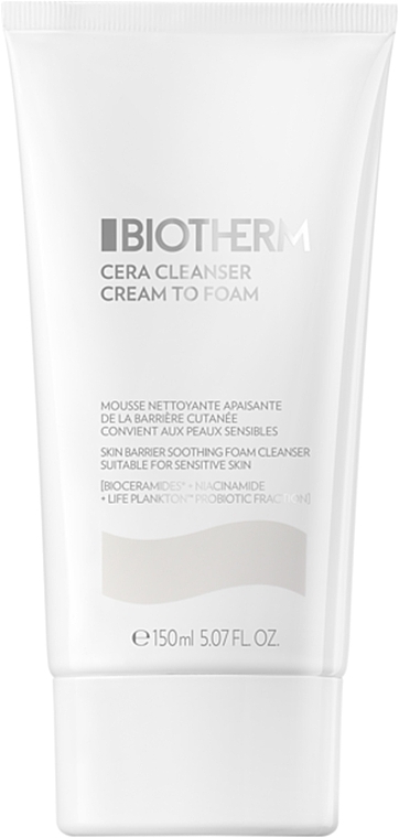 Очищающая крем-пенка для лица - Biotherm Cera Cleanser Cream To Foam — фото N1