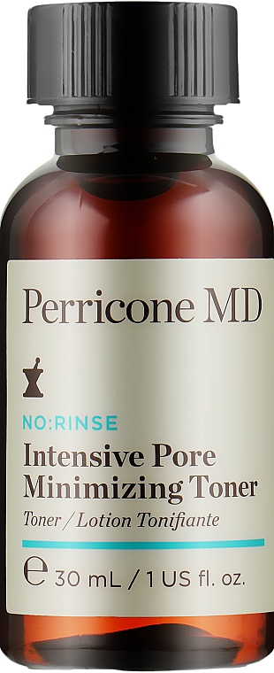 Незмивний тонік для обличчя, який звужує пори - Perricone MD No:Rinse Intensive Pore Minimizing Toner — фото N1